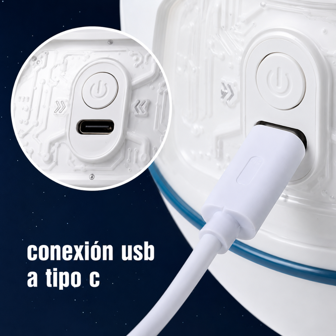 Humidificador Astronauta LED de Aire Fresco